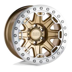 Black Rhino – RIFT BEADLOCK – Gold – 17″x8.5″ 0mm – Summer Wheels – 1785RFT006135L87